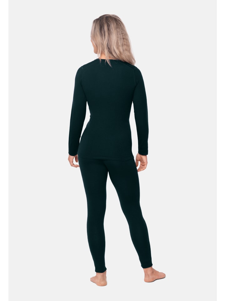 DANISH ENDURANCE Baselayer-Set Merino Baselayer in dark green günstig kaufen