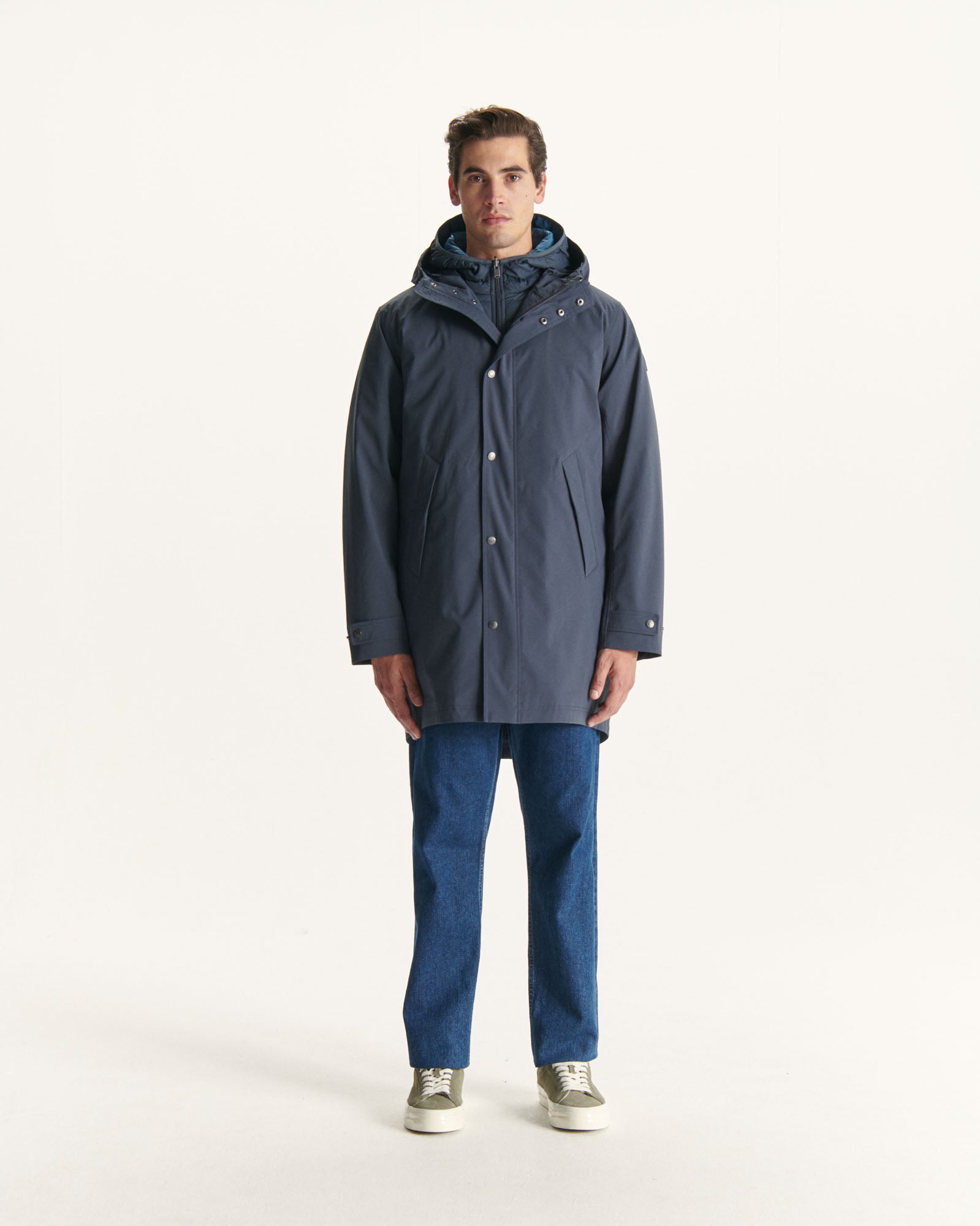 Parka réversible à capuche 5-en-1 Marine Gobi