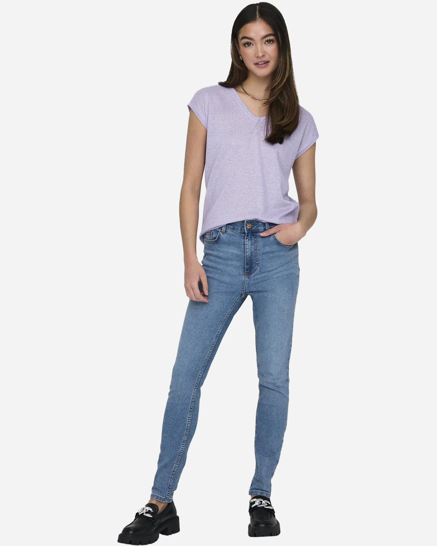 Tričko Only Silvery W 15136069-15-3716