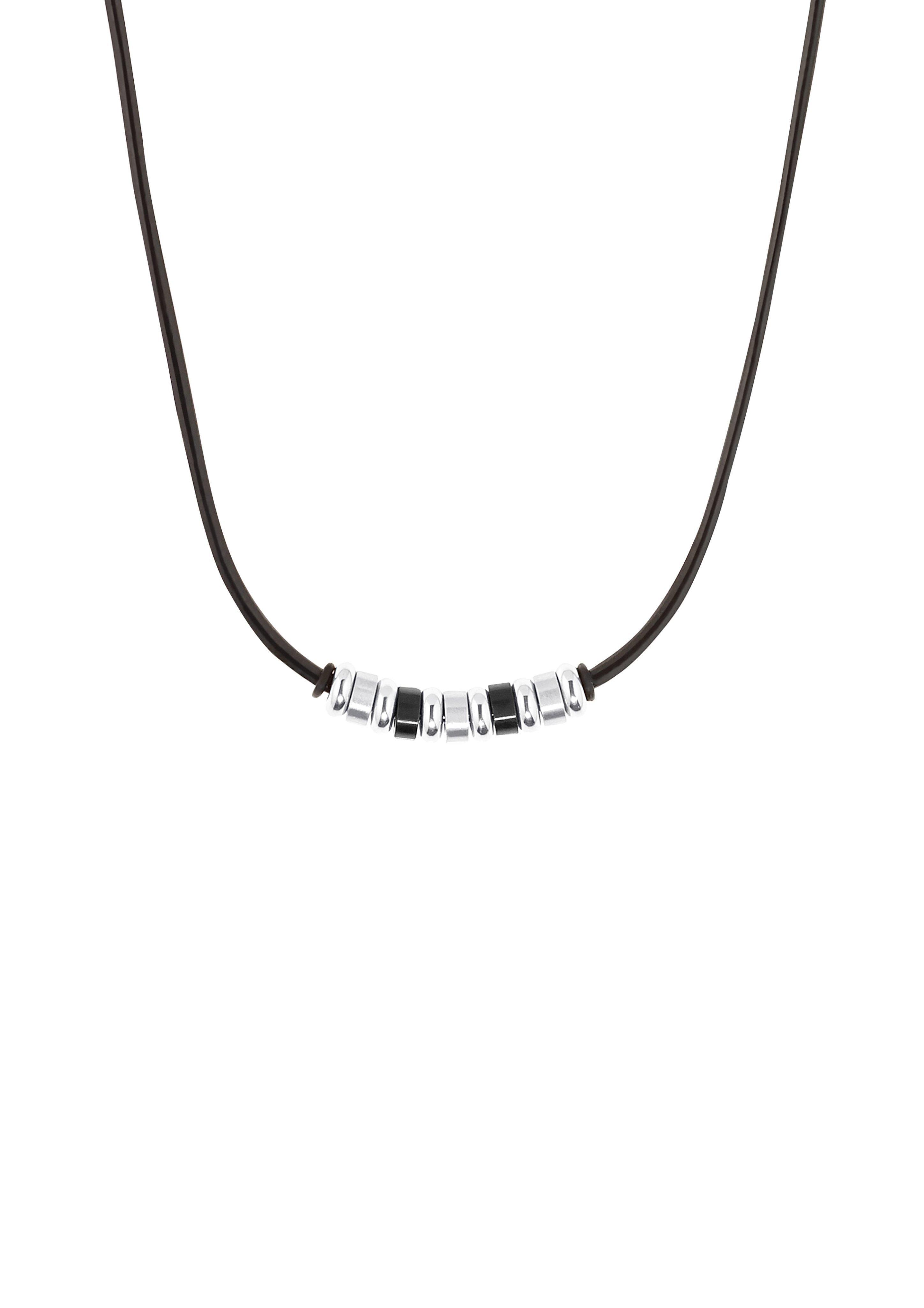 Halskette mit Edelstahl-Beads  6007939-94B0