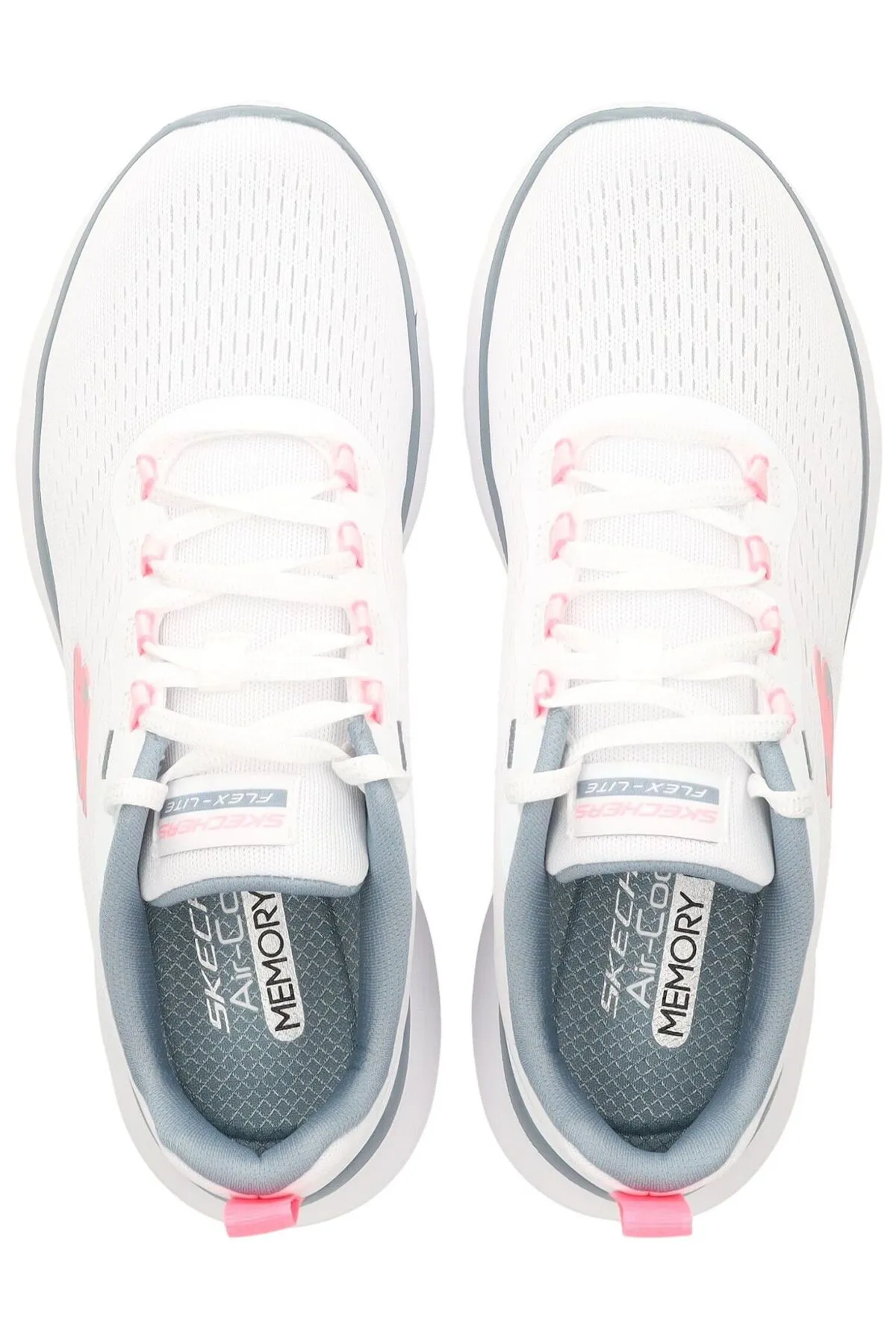 SKECHERS  Sneaker - Weiß - Flacher Absatz