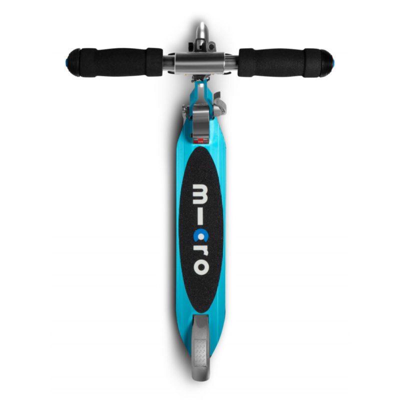 Trottinette 2 roues lumineuses pliable – Micro Sprite LED Bleu Océan