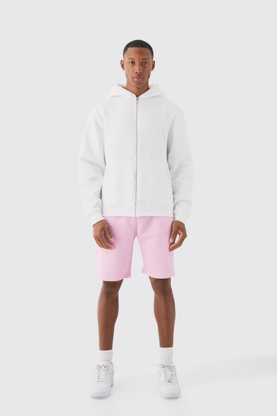 Basic Hoodie mit Reißverschluss