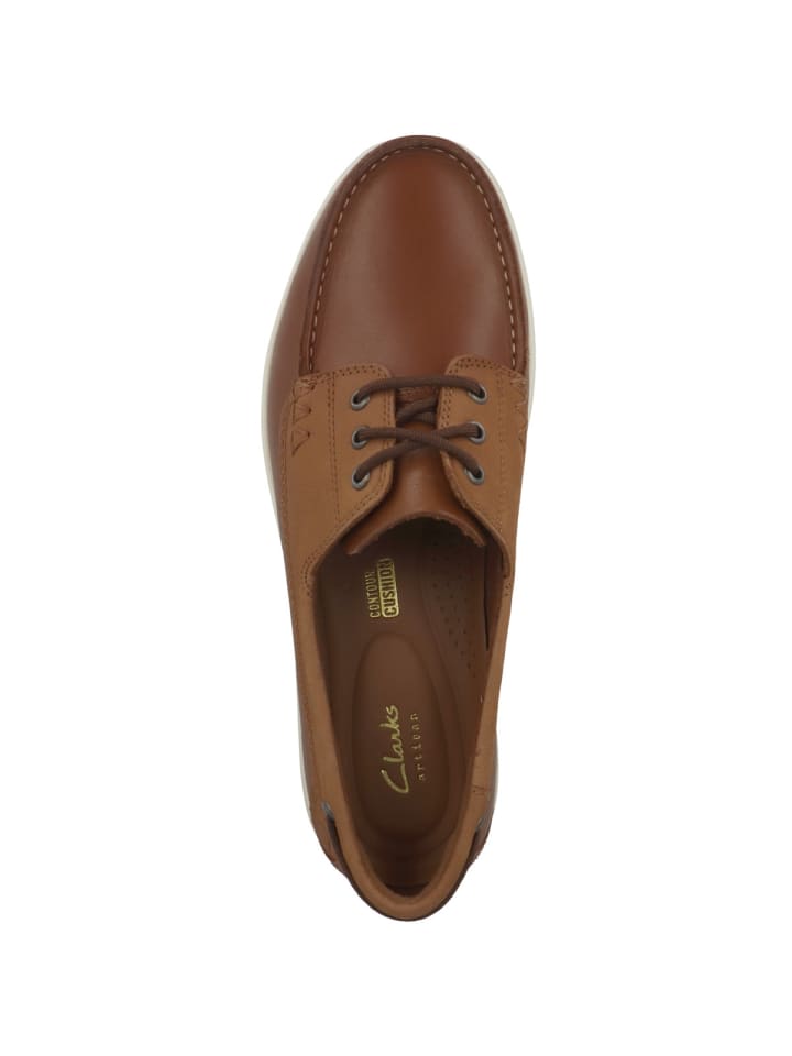 Clarks Slipper Bratton Boat in braun günstig kaufen