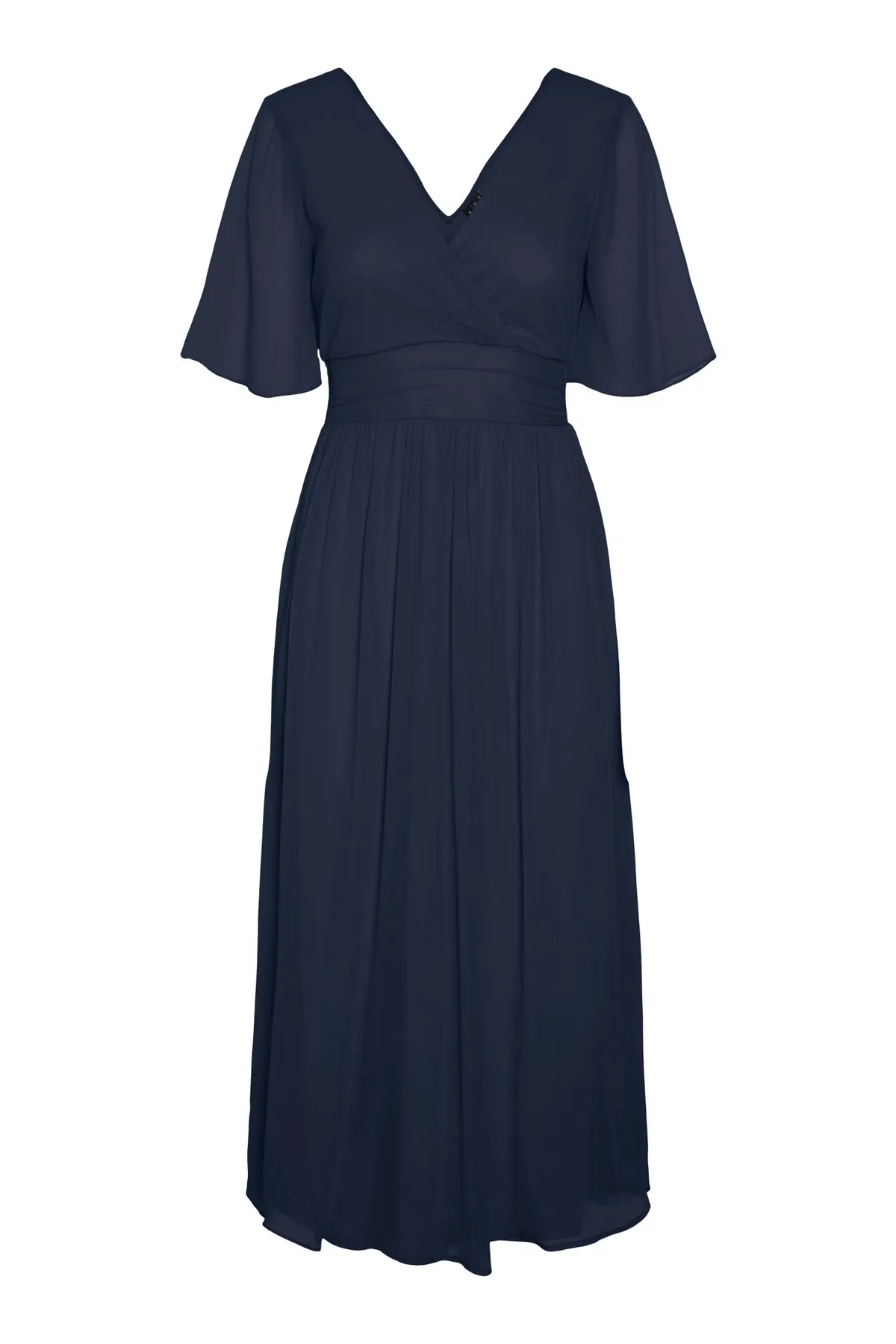 Veromoda Curve  Kleid - Dunkelblau - Midi