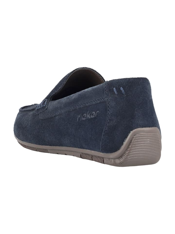 rieker Klassische Slipper in Blau günstig kaufen