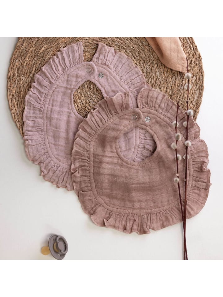 Sebra Sabberlätzchen in Rosa | Braun günstig kaufen onesize