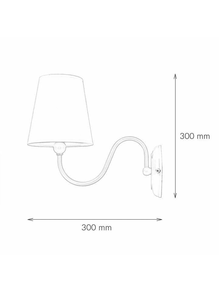 Licht-Erlebnisse Wandlampe in Weiß günstig kaufen onesize