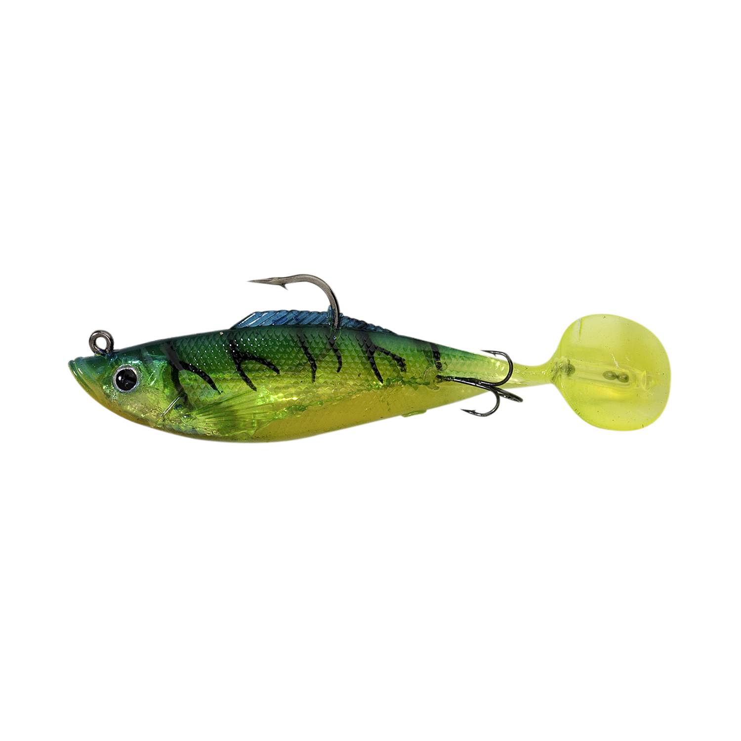 Trendex Shad Treble Tail (Grün/Schwarz)