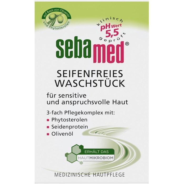 Seifenfreies Waschstück mit Olive