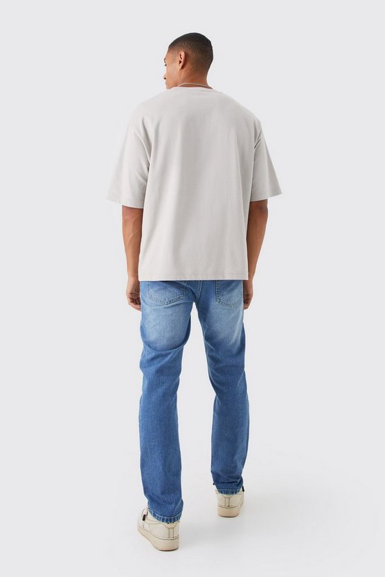 Jeans mit geradem Bein