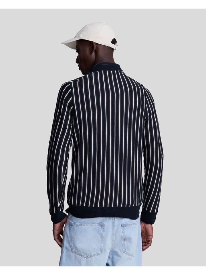 Lyle & Scott Strickpullover in Dunkelblau günstig kaufen