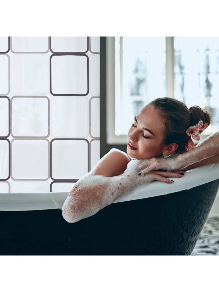 relaxdays Duschrollo Square in Semitransparent - (L)240 x (B)60 cm günstig kaufen onesize