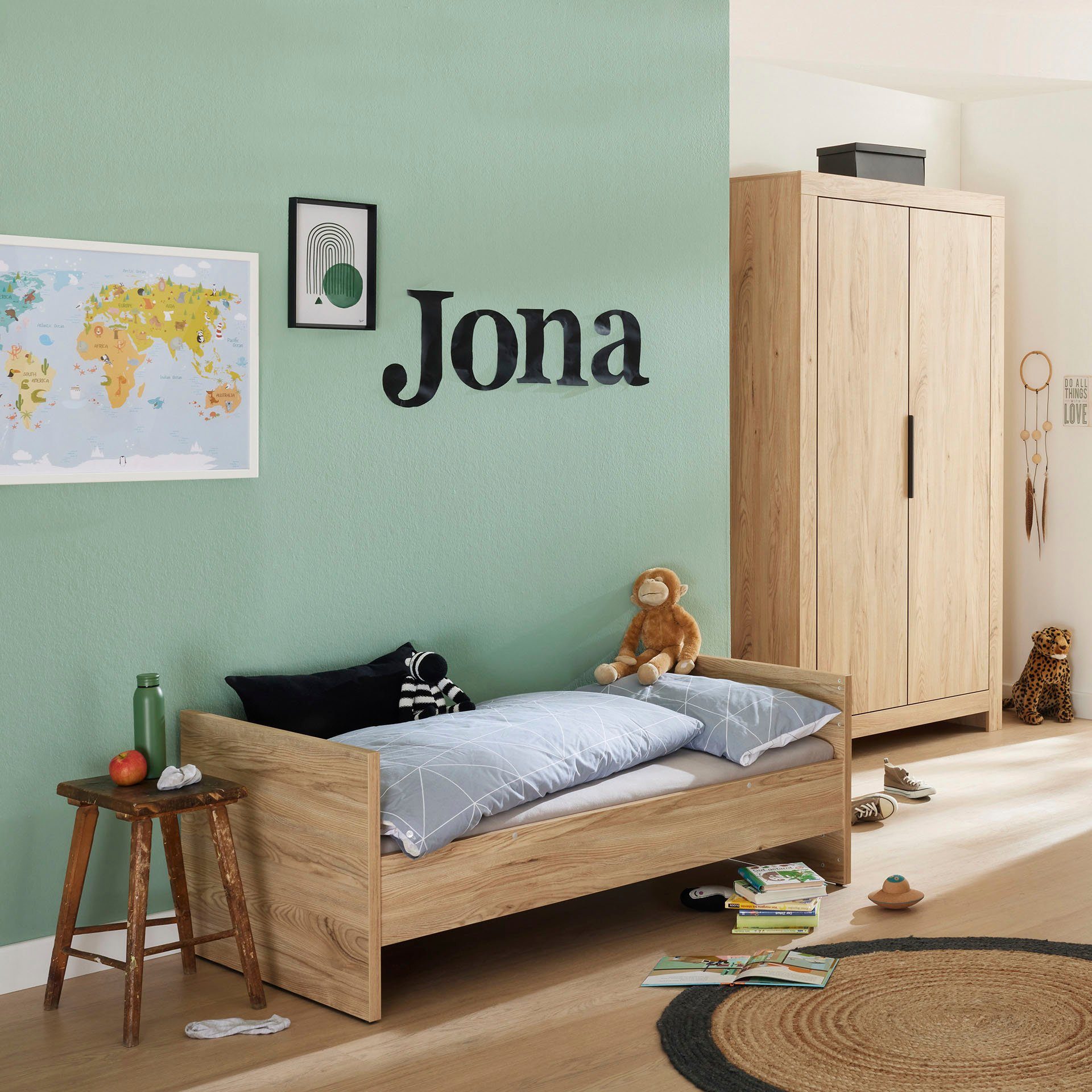 PAIDI Babybett JOSIE, 4-fach höhenverstellbar, mit Airwell® Comfort Federleistenrost