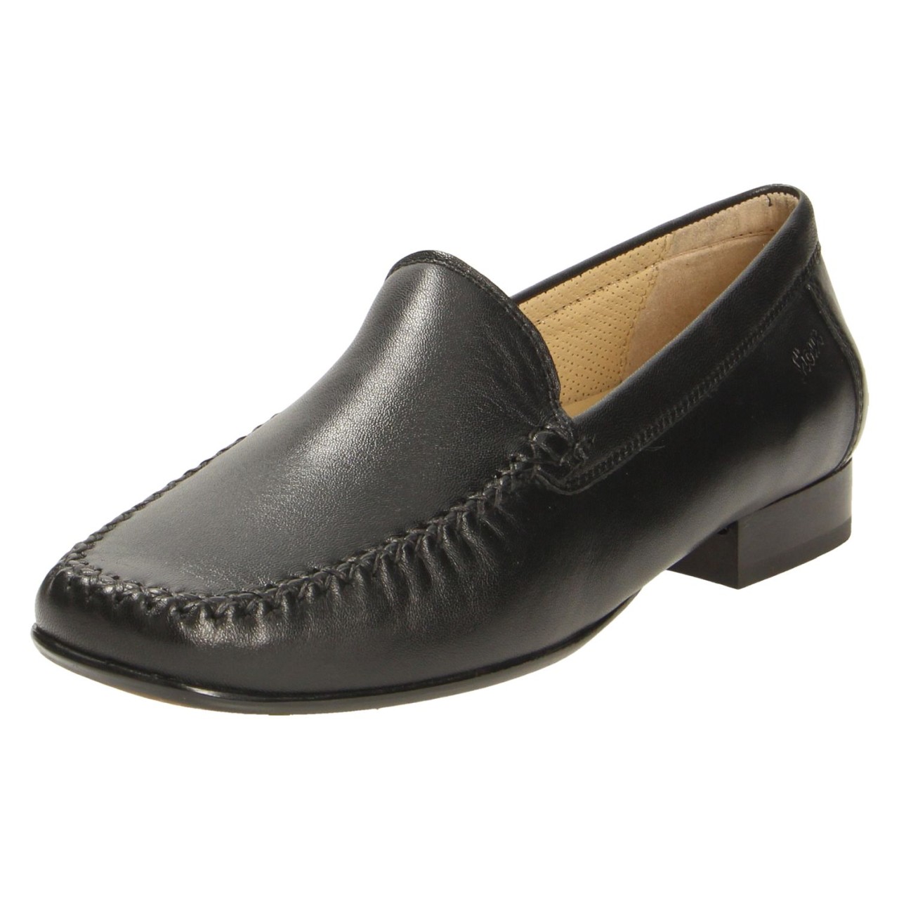 SIOUX Klassische Slipper schwarz CAMPINA