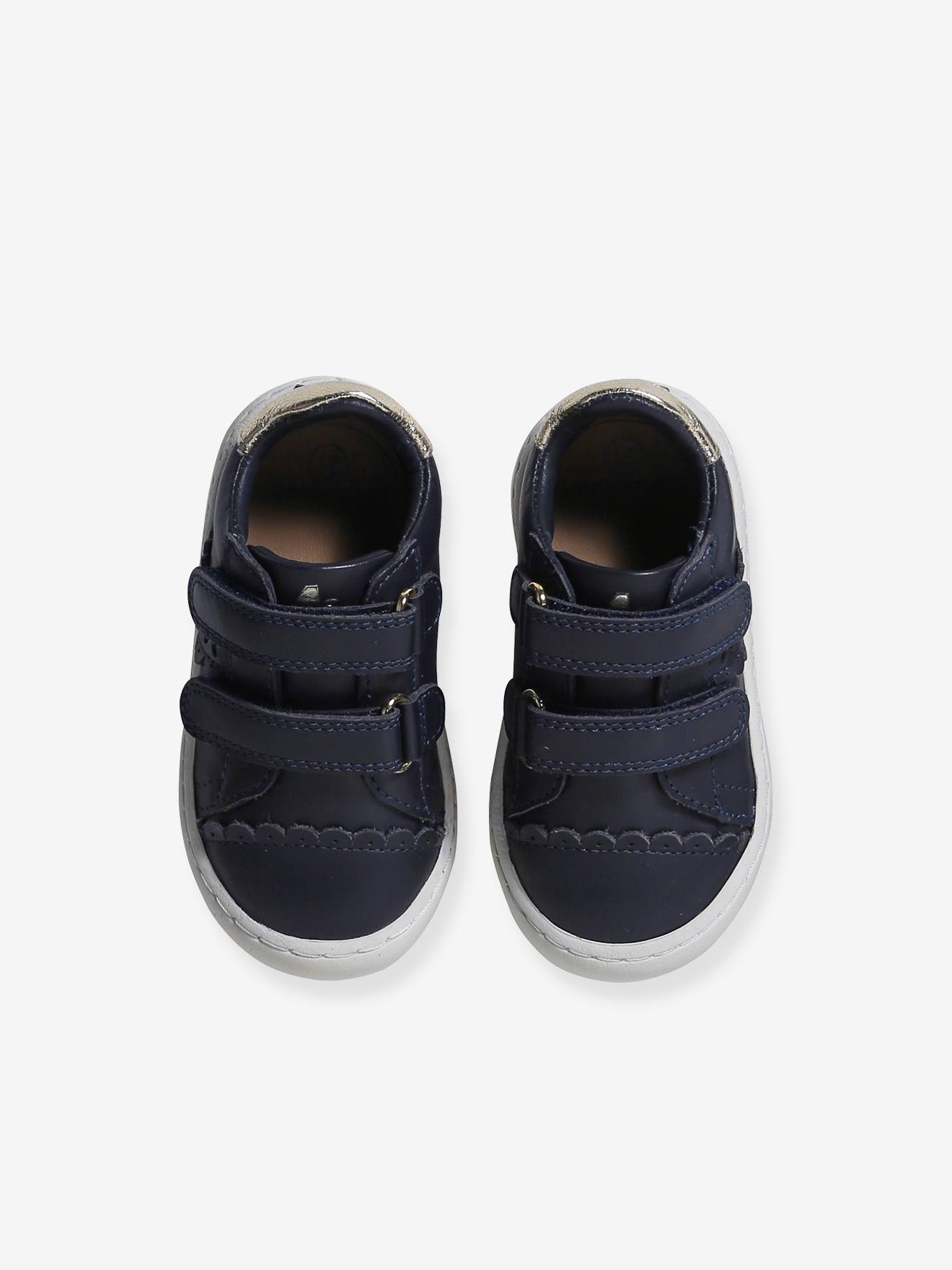 Vertbaudet Baby Klett-Sneakers - marine