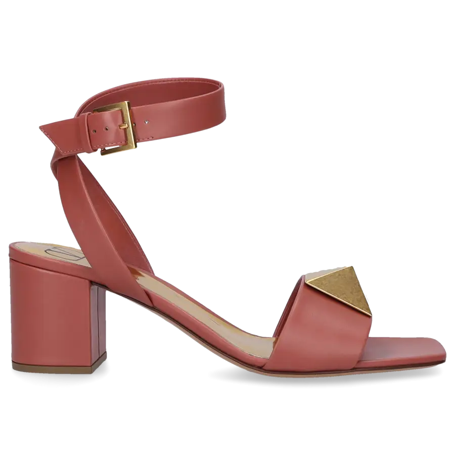 Valentino Garavani - Sandalen ONE STUD Kalbsleder - braun