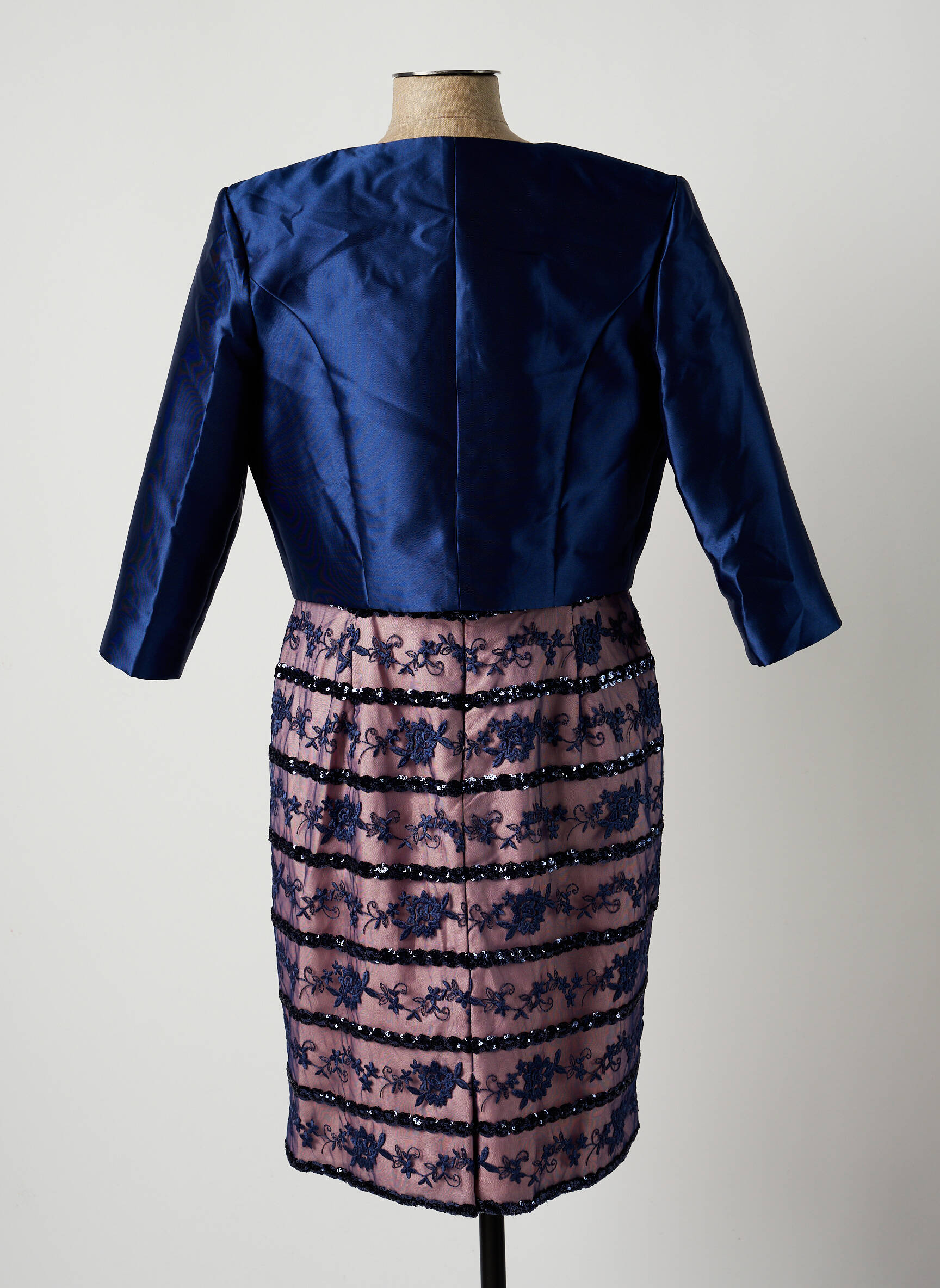 Grand Soir Ensembles Robe Femme couleur bleu