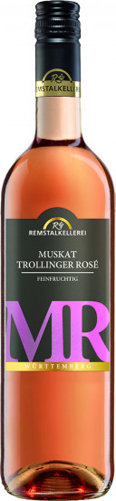 2022 Muskattrollinger Rosé feinfruchtig halbtrocken - Remstalkellerei