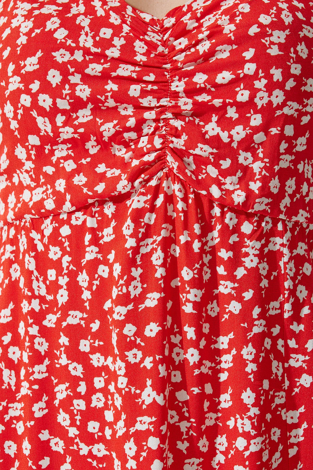 Happiness İstanbul  Kleid - Rot - A-Linie