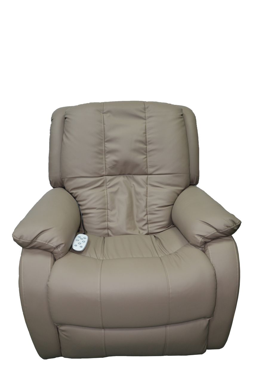 Happy Home Elektrischer Massagesessel mit autom. Rücken- und Beinanhebung & 3D-Mechanismus HWP73-BRN braun