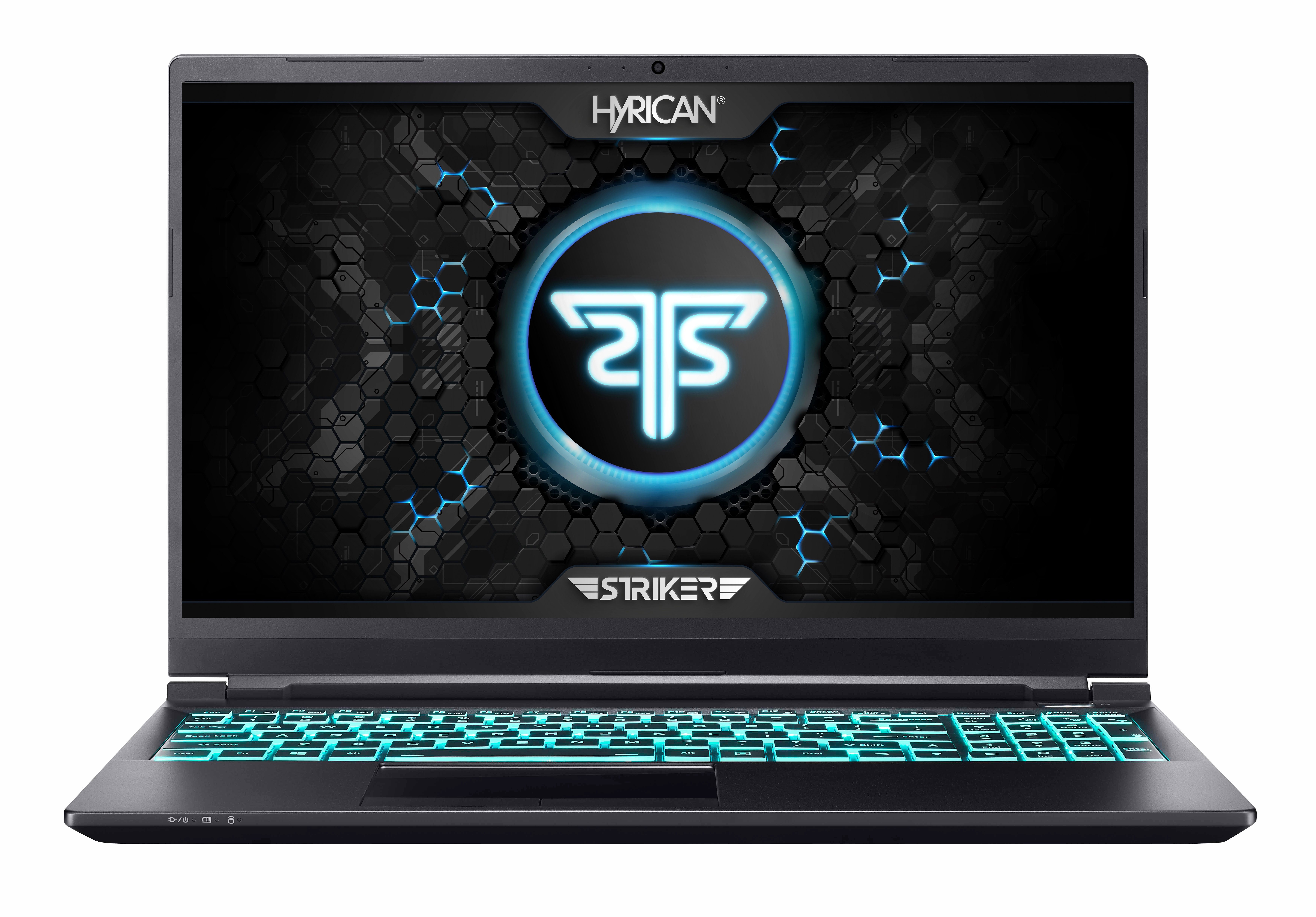 Hyrican Striker 1637 Gaming-Notebook (39,62 cm/15,6 Zoll, Intel Core i7 10750H, GeForce RTX 3080 Max.Q, 1000 GB SSD, 240 Hz Display, 32 GB RAM)