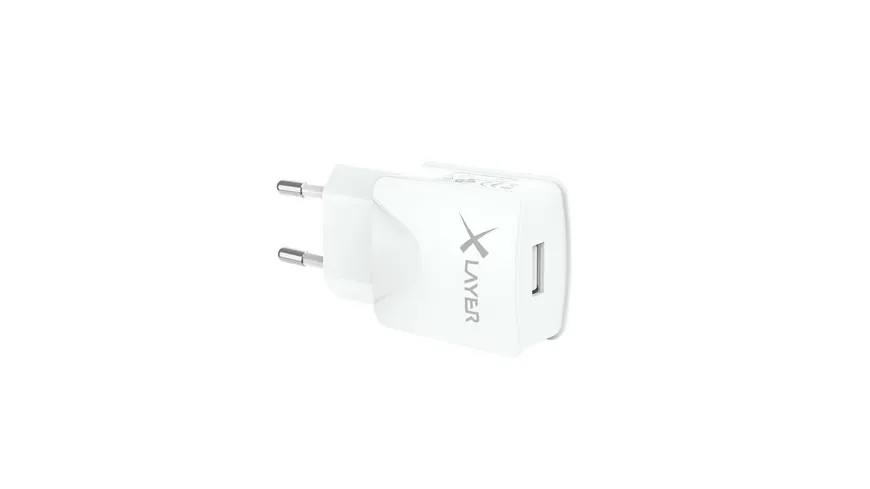 Xlayer Ladegerät Colour Line USB Netzteil 2.1A White