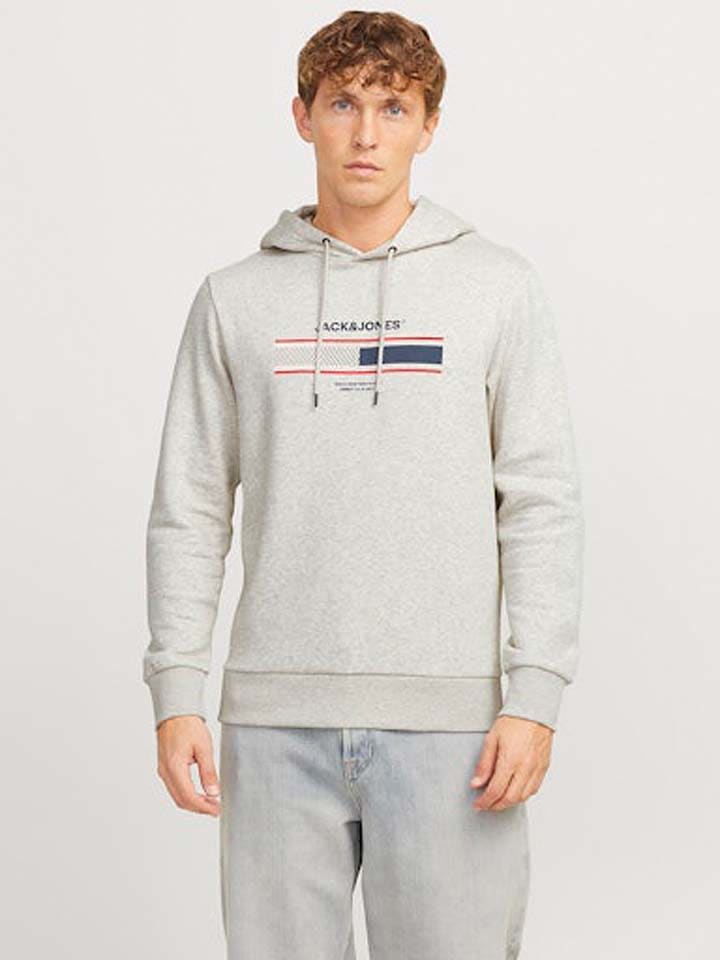 Jack & Jones Hoodie in Grau günstig kaufen
