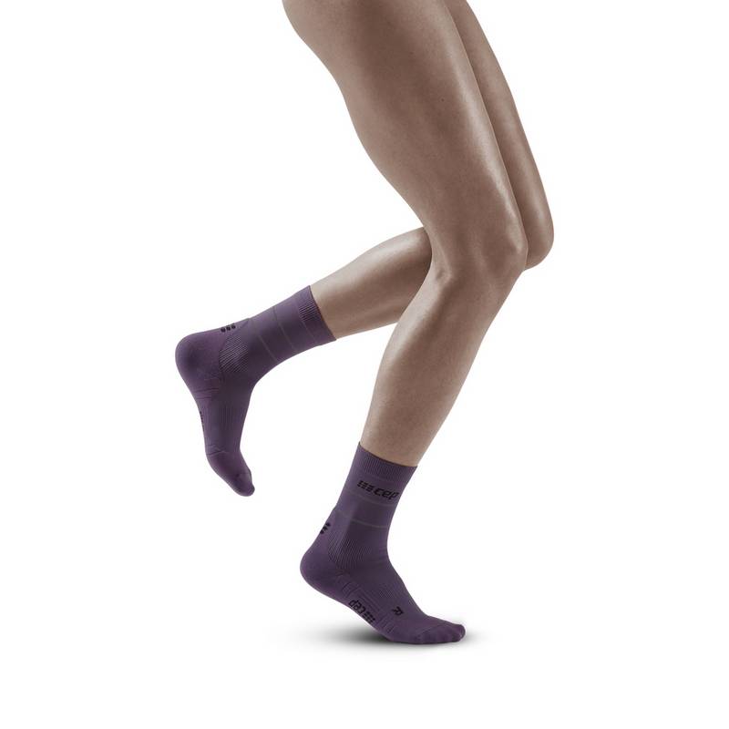 CEP Reflective Mid Cut Socken Damen
