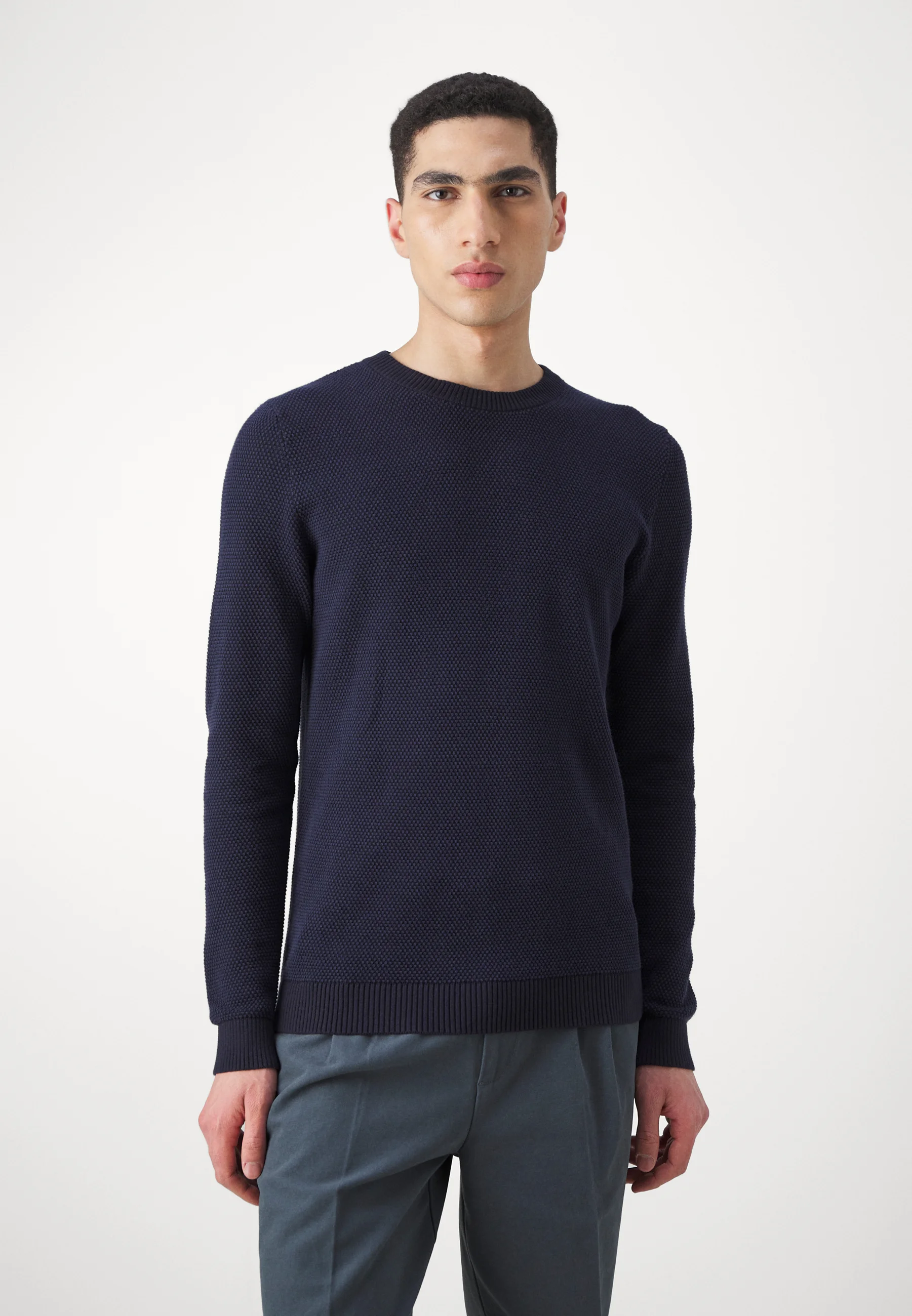 Suéter SLHMAX STRUCTURE CREW NECK de Selected Homme