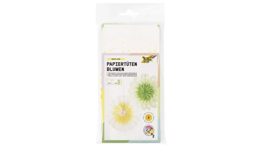 folia Papiertüten-Blumen Sweet Blossom in 2 Designs