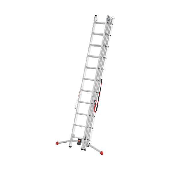 Aluminium Kombileiter mit LOT-System, 3 x 11 Sprossen