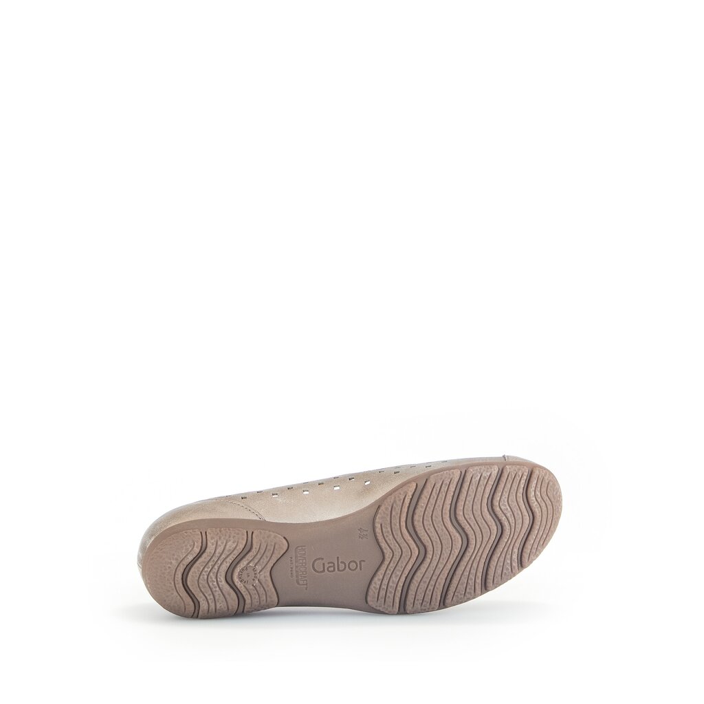 Gabor fashion Sportliche Ballerina grau