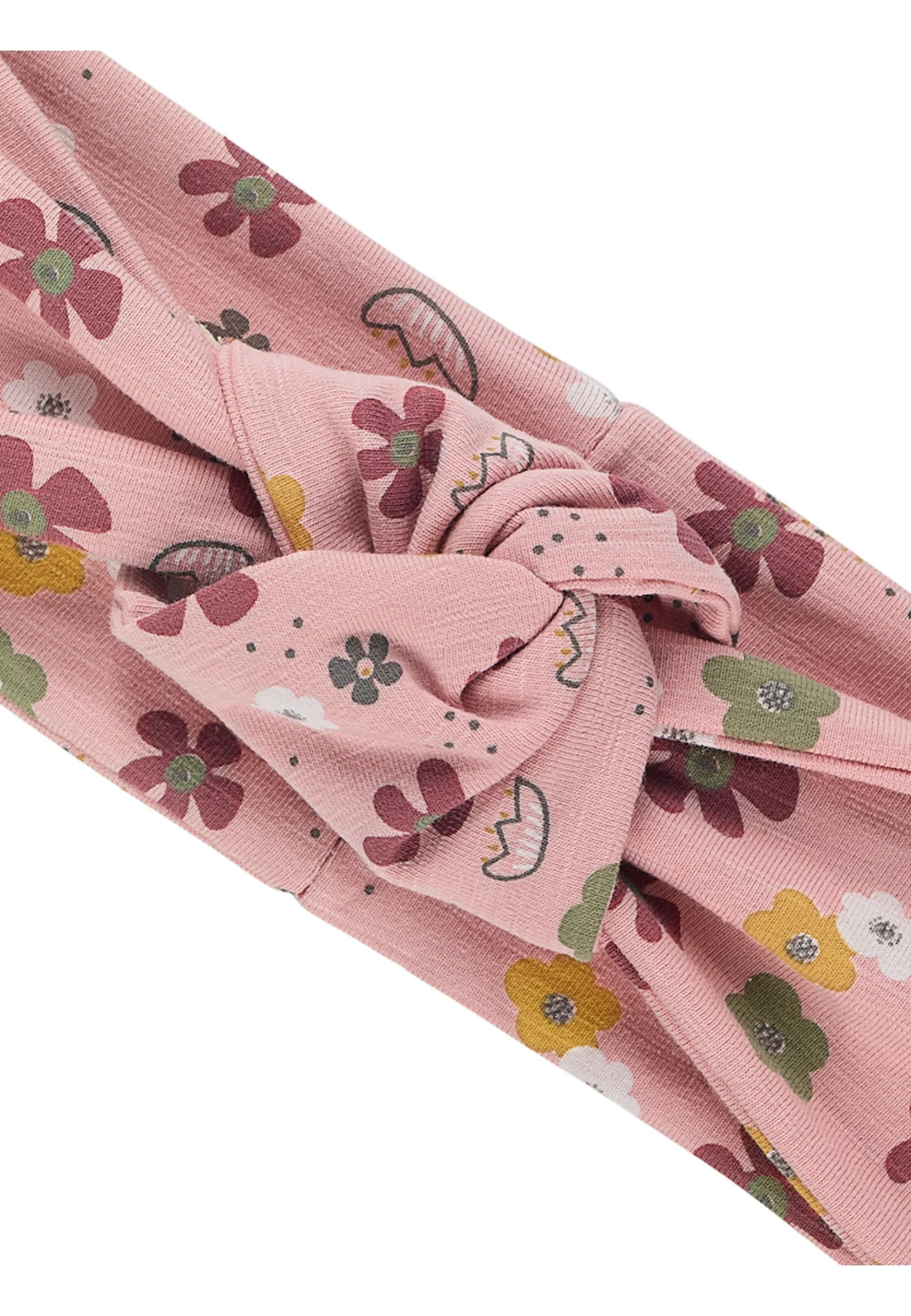 Stirnband Twist Knoten, mehrfarbiger Blumen Druck