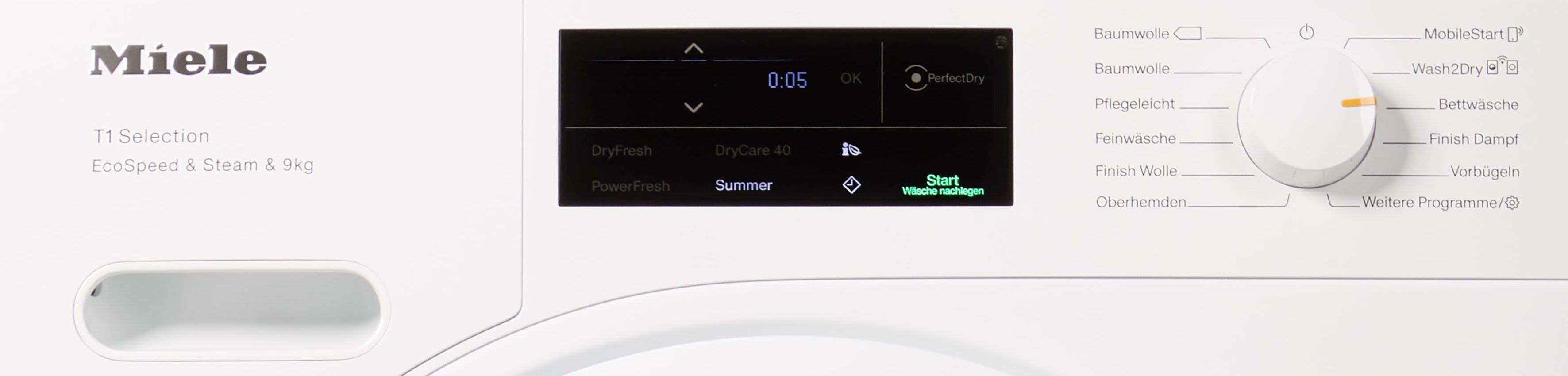 Miele Wärmepumpentrockner TSL783WP, 9 kg, SteamFinish - für weniger bügeln und mehr Frische