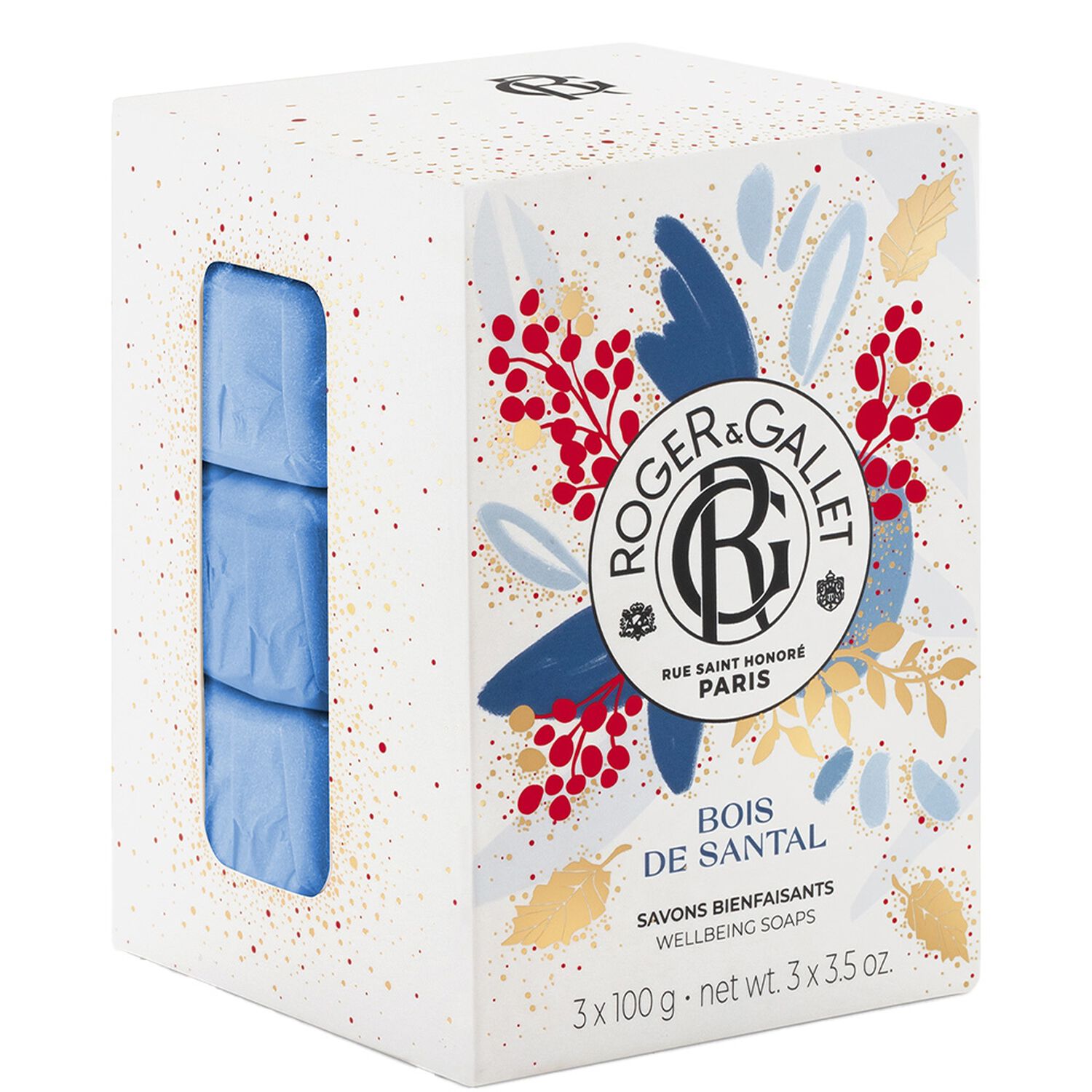 Roger&Gallet Bois de Santal Coffret Trio Savons Parfumés 100g