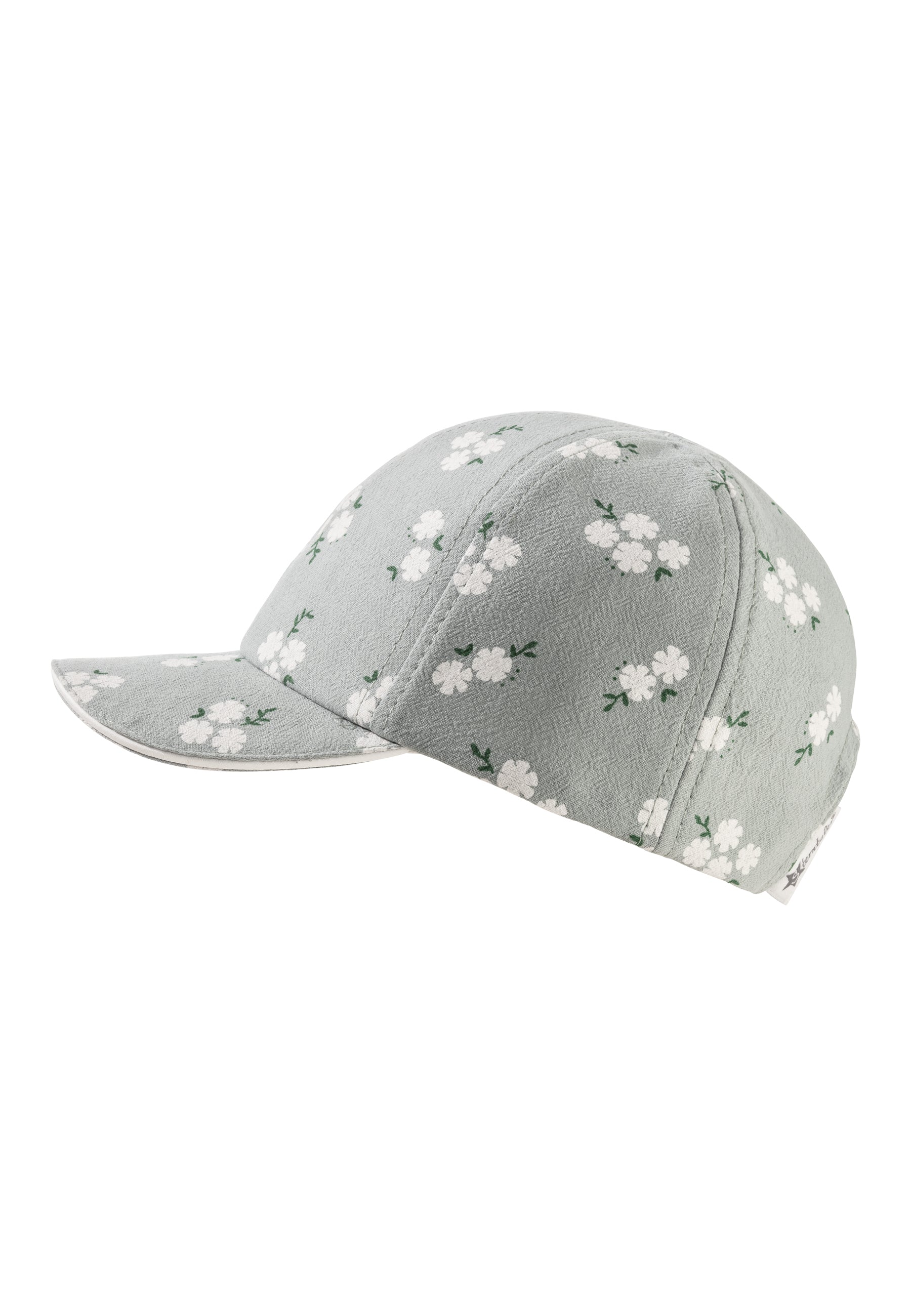 Baseballcap mit Blumenprint in grün oder rosa