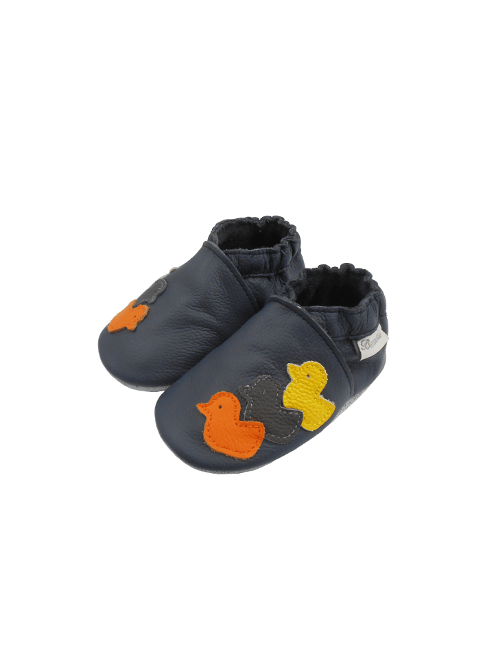 Yalion Leder-Krabbelschuhe 
