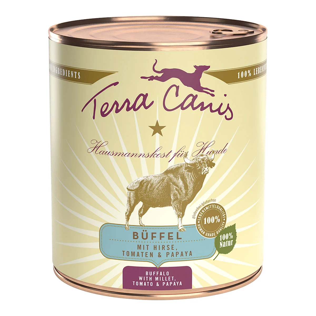 Terra Canis CLASSIC - Büffel mit Hirse, Tomate & Papaya