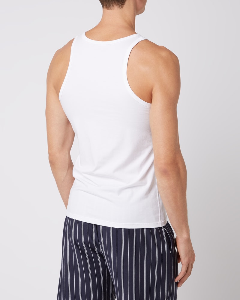 Tanktop mit Lyocell-Anteil im 2er-Pack in weiß