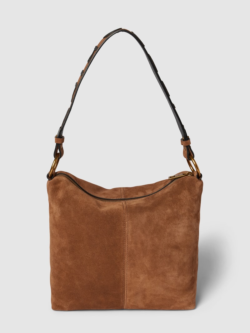 Hobo Bag mit langem Henkel Modell 'AISSA' in haselnuss braun