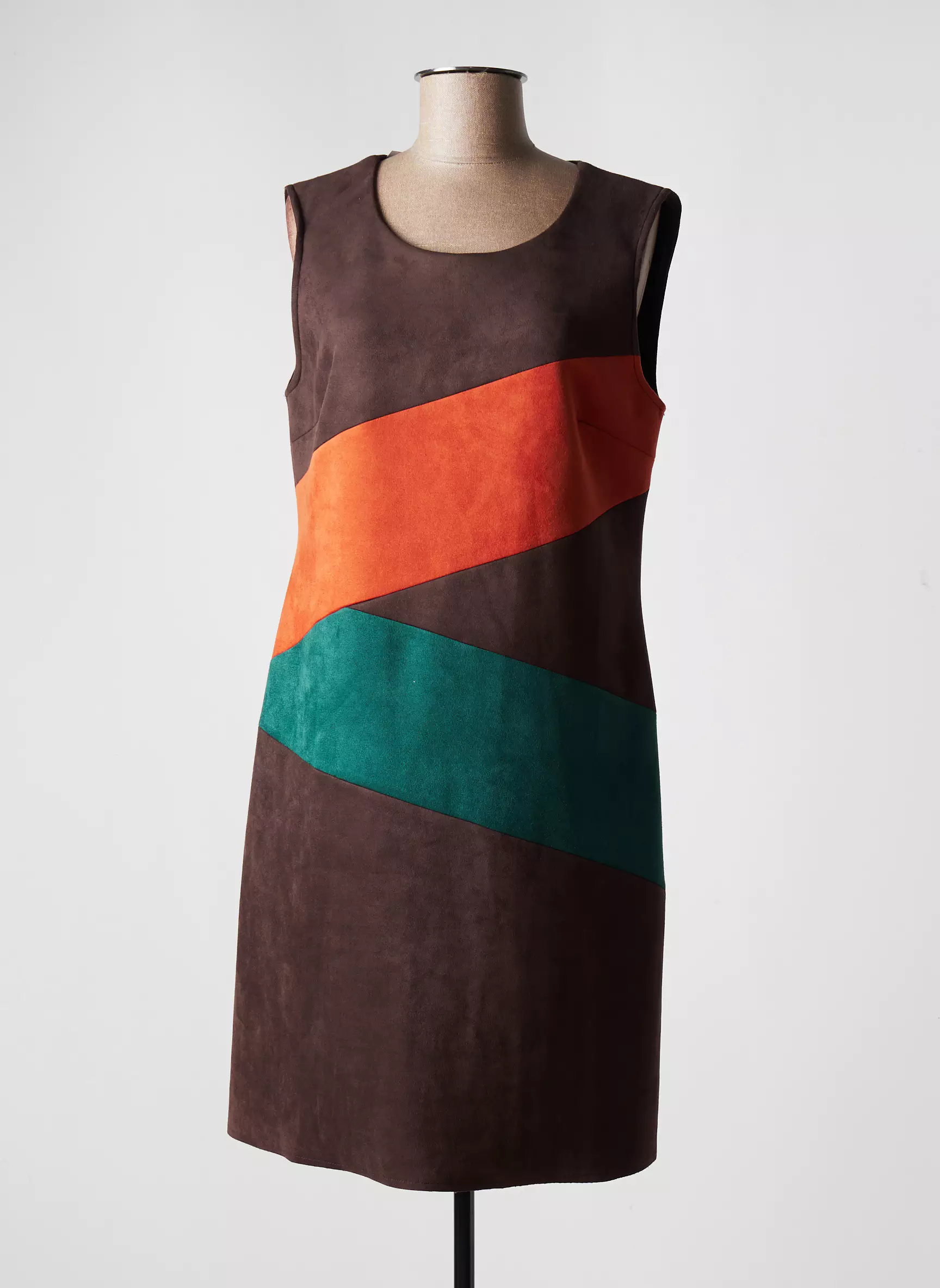 Renatto Bene Robes Mi Longues Femme couleur marron