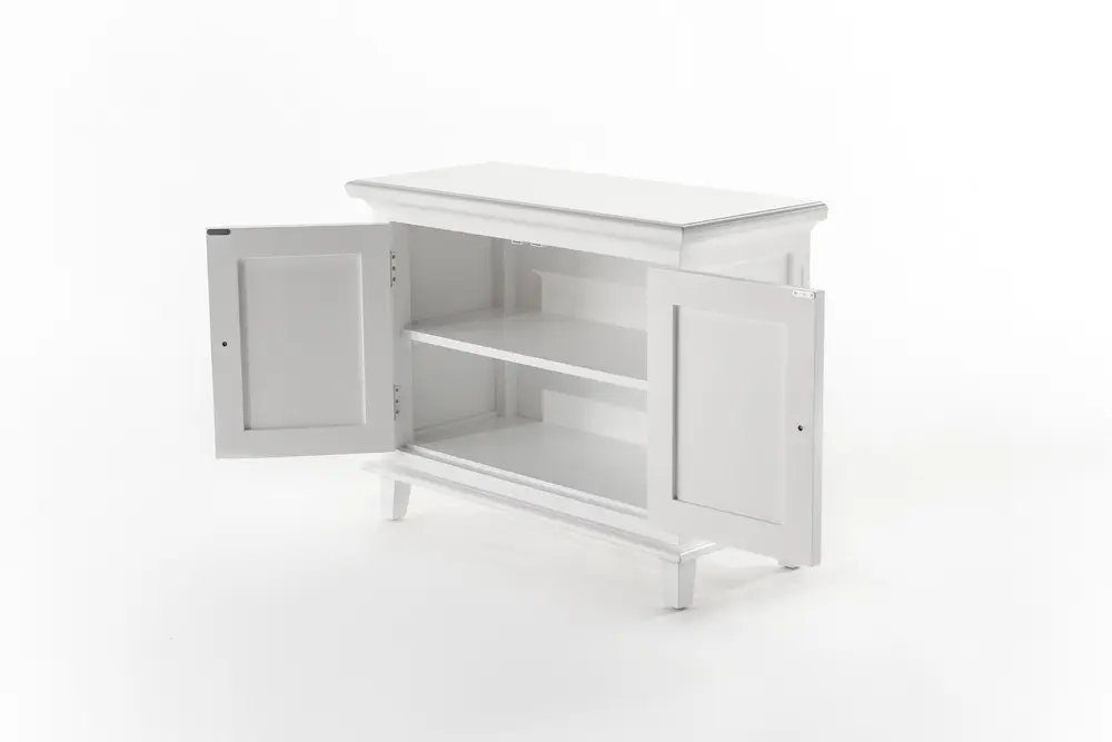 Novasolo Küchenbuffet Skansen Verstellbare Regale, Single-Bay Hutch Kabinett