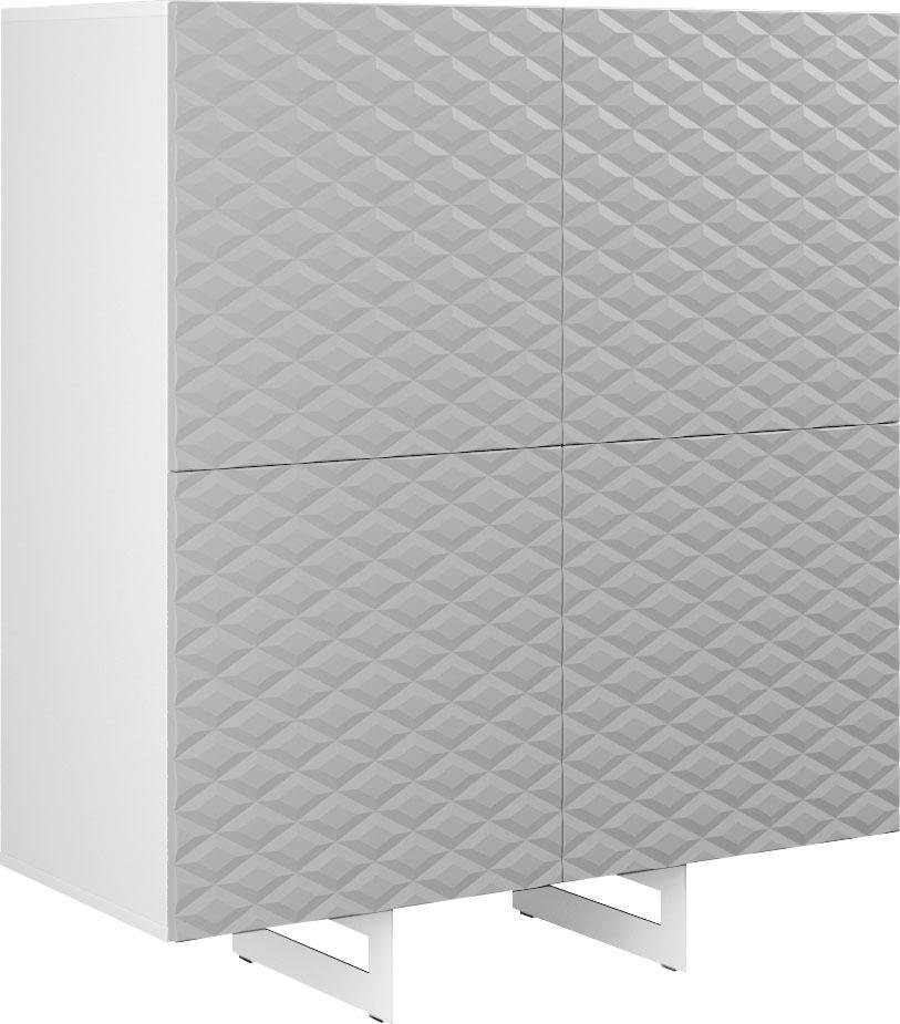 DIVENTA Highboard KORFU, Breite 110 cm