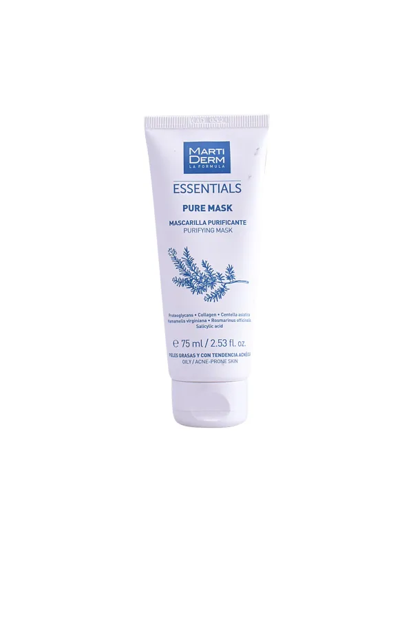 Martiderm  Pure-mask Puffende Gesichtsmaske Öl & Akneanfällige Haut Martiderm 75 ml