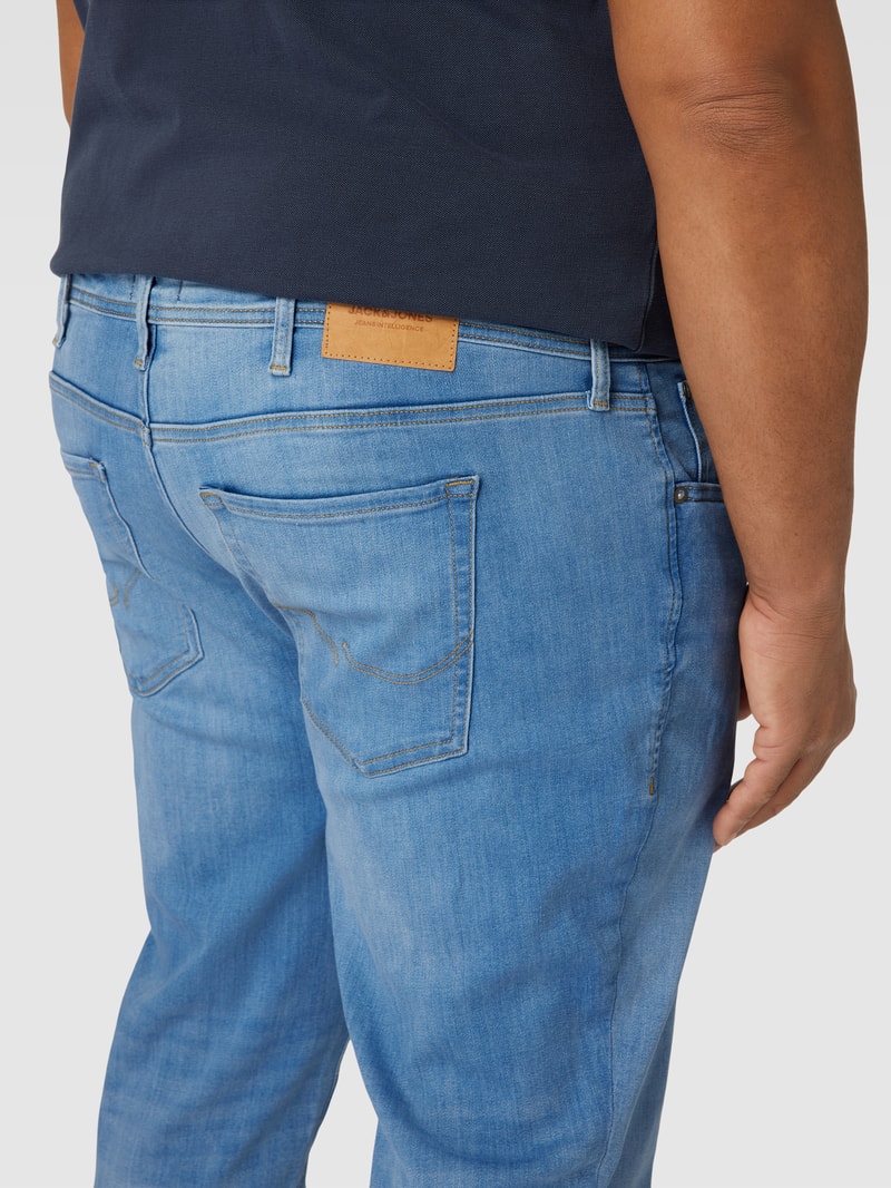 PLUS SIZE Jeans im 5-Pocket-Design Modell 'GLENN' in jeans