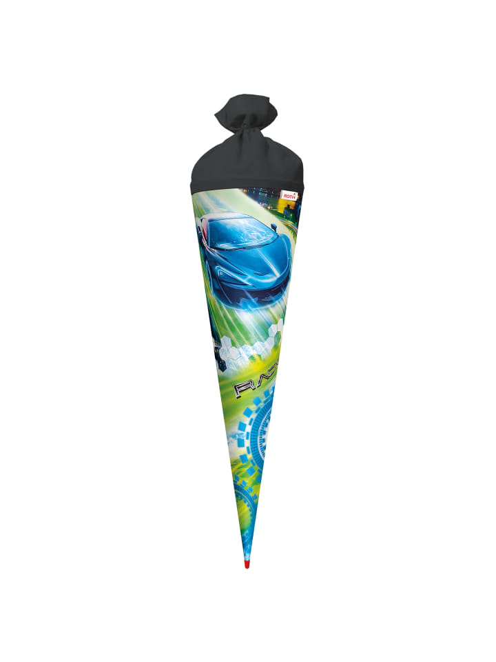 ROTH Schultüte groß Racing 70 cm in Hellblau günstig kaufen onesize
