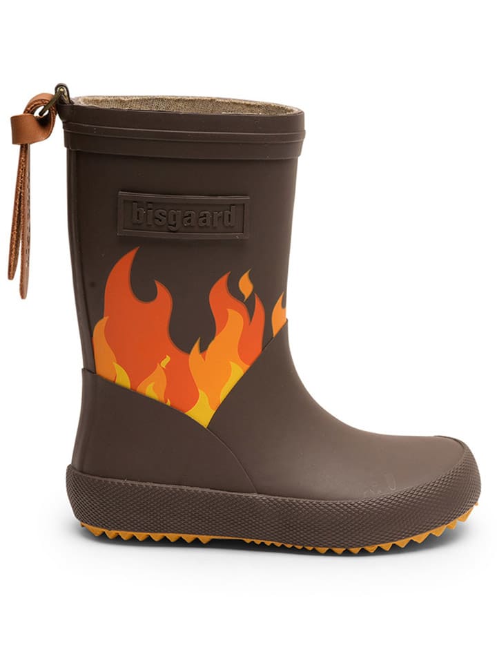 bisgaard Gummistiefel in Braun/ Orange günstig kaufen