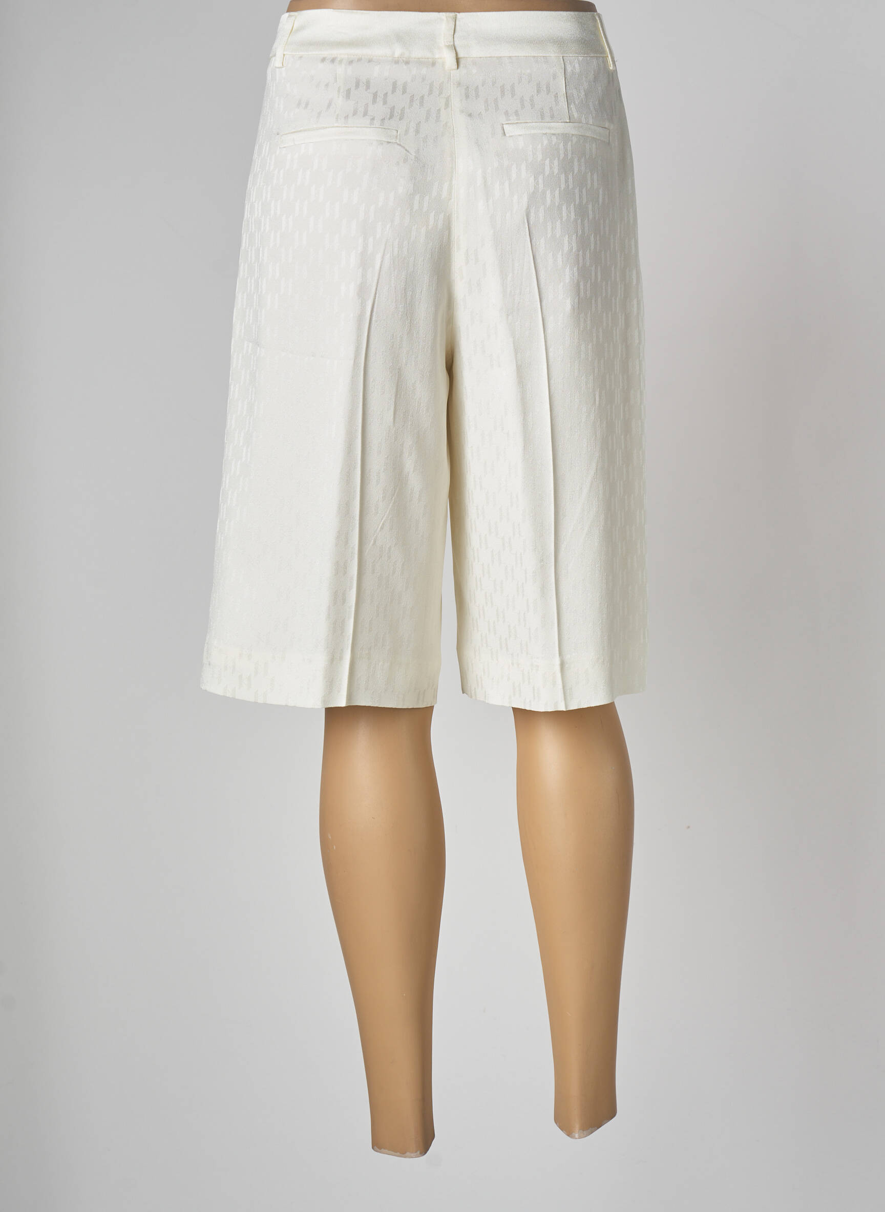 Karl Lagerfeld Bermudas Femme couleur blanc