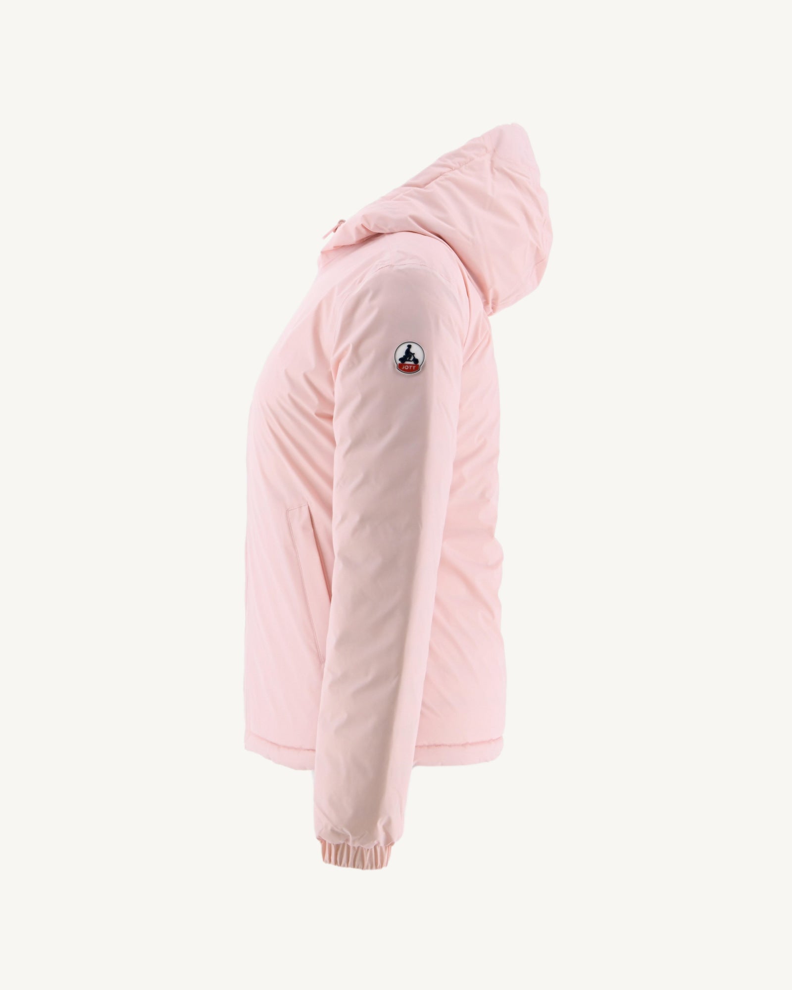Doudoune réversible à capuche Rose clair/Beige Vienne